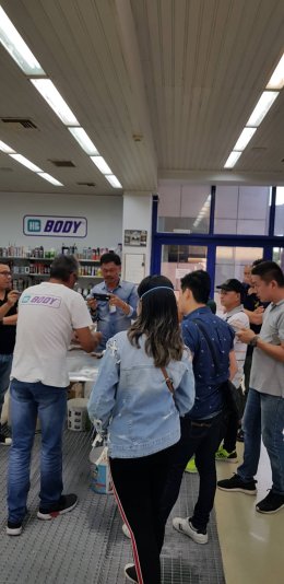 ลูกค้าเยี่ยมชมโรงงานHB BODY (GREECE)  7-13 July 2018